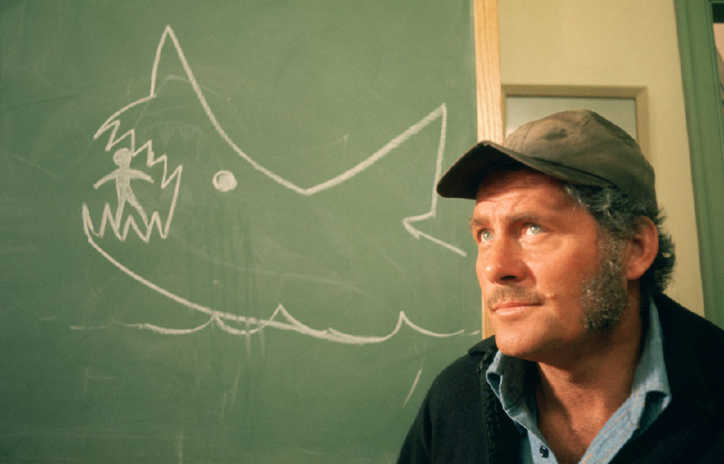 The thing about a shark, he&rsquo;s got lifeless eyes, black eyes, a doll&rsquo;s eyes